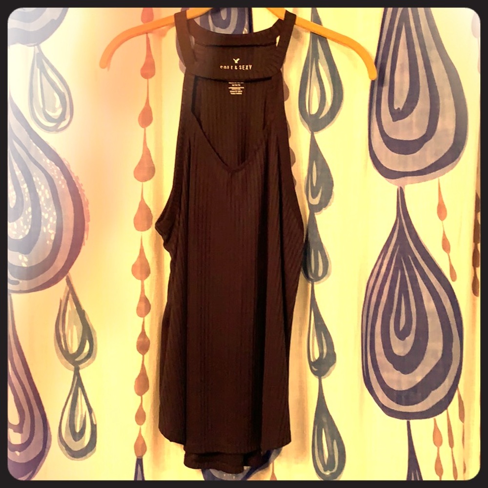 Soft & Sexy Sueded Key Hole Tank Top